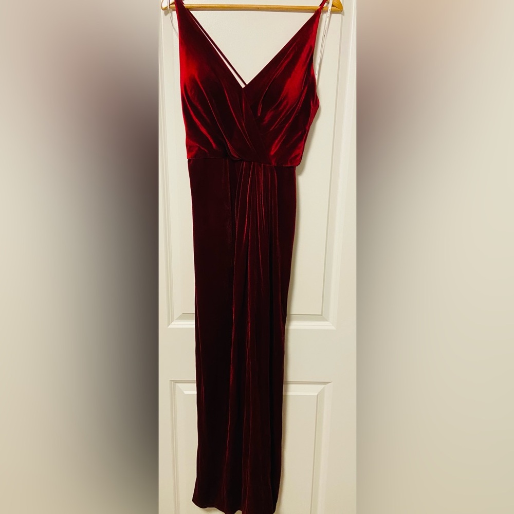 Velvet Burgundy Dress
